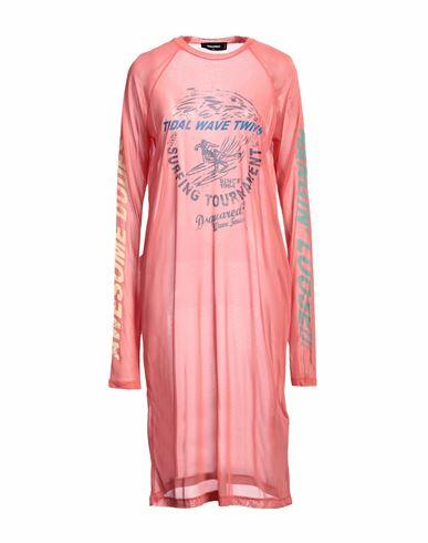 Dsquared2 Woman Midi dress Salmon pink Viscose Cover