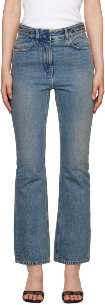 Givenchy Blue Chain Link Jeans Cover