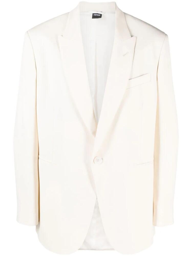 ASPESI single breasted blazer - Neutrals Cover