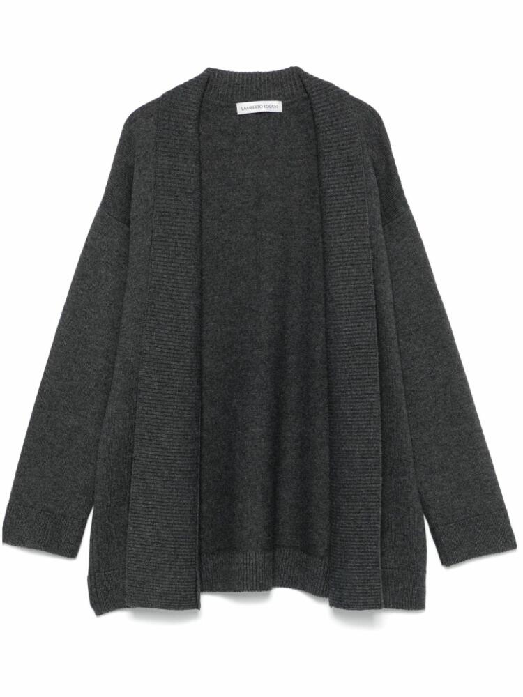 Lamberto Losani ribbed-knit cardigan - Grey Cover