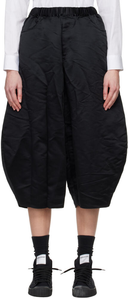 Black Comme des Garçons Black Drawstring Shorts Cover