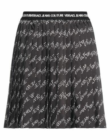 Versace Jeans Couture Woman Mini skirt Black Polyester Cover