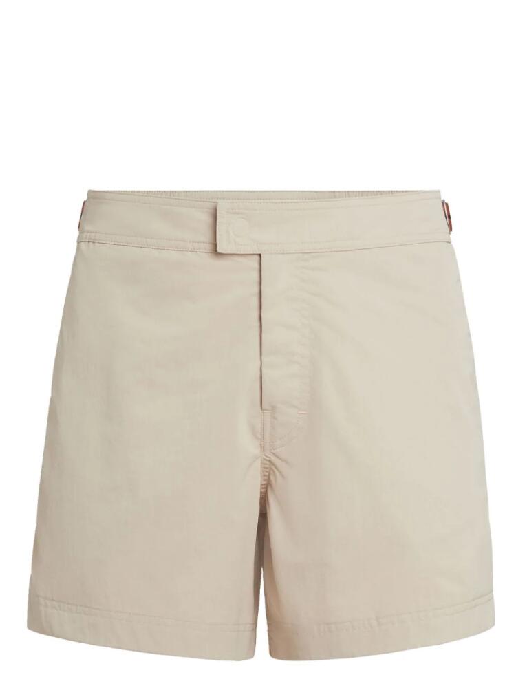 Zegna 232 Road Brand Mark swim shorts - Neutrals Cover