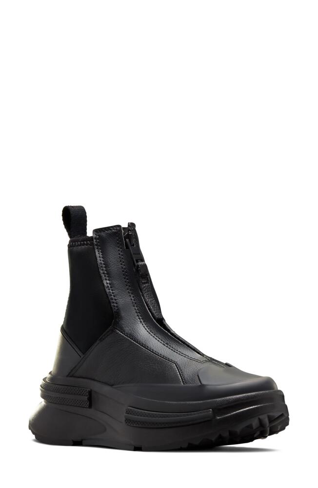 Converse Run Star Platform Chelsea Boot in Black/Black/Black Cover