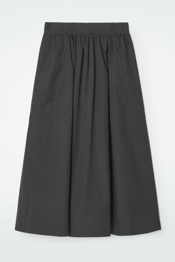 COS ELASTICATED MIDI SKIRT Cover