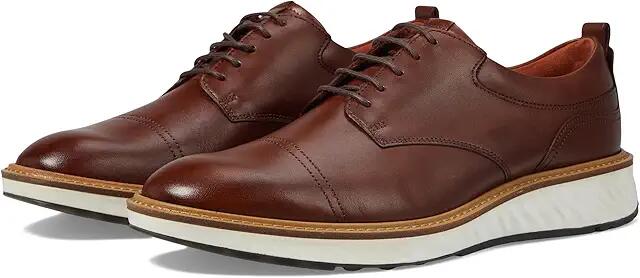 ECCO ST.1 Hybrid Cap Toe Oxford (Cognac) Men's Shoes Cover