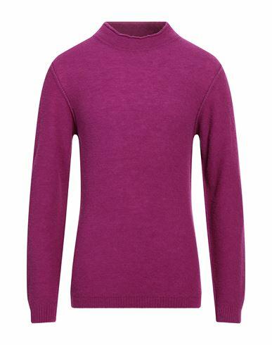 Wool & Co Man Sweater Deep purple Wool, Polyamide Cover