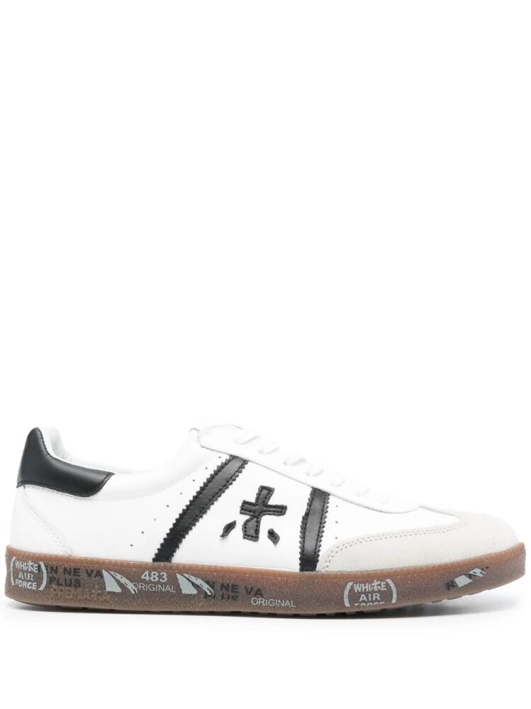 Premiata Bonnie logo-patch sneakers - White Cover