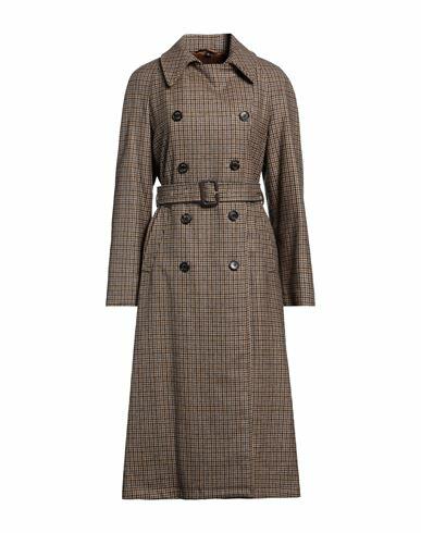 Sealup Woman Coat Khaki Wool Cover