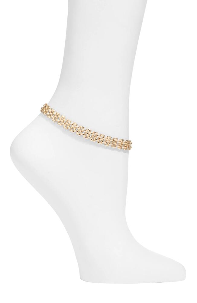 Jenny Bird Francis Mesh Chain Anklet in Gold Cover