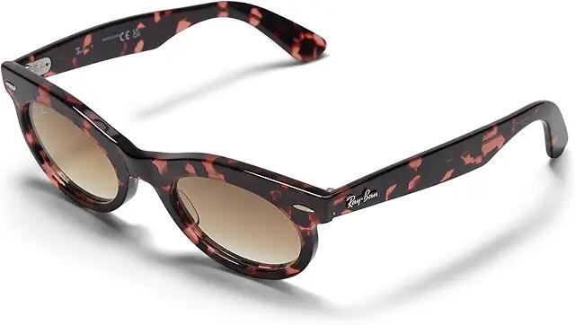 Ray-Ban 0RB2242 Wayfarer Oval (Pink Havana) Polarized Fashion Sunglasses Cover