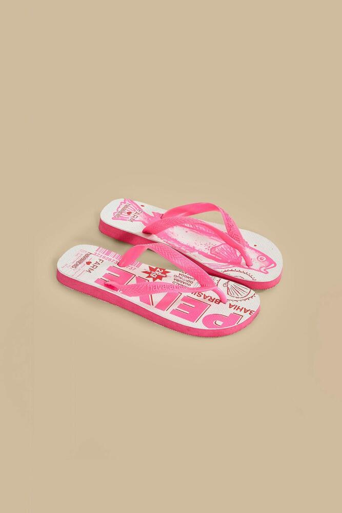 FARM Rio Pink Peixe Havaianas Sandals Cover