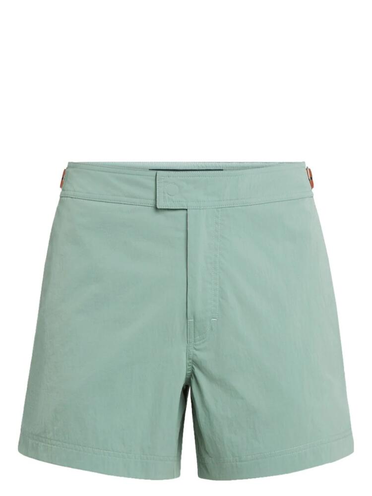 Zegna 232 Road Brand Mark swim short - Green Cover