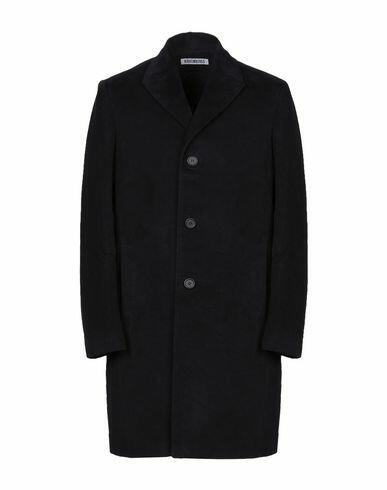 Bikkembergs Man Coat Midnight blue Cotton Cover