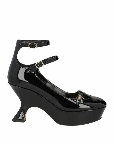 Dior Woman Pumps Black Leather Cover