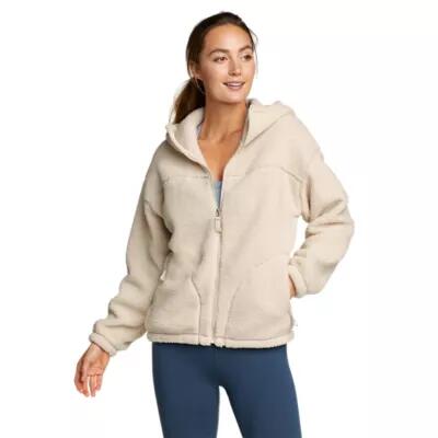 Eddie Bauer Women's We Wander Fleece Hooded Jacket Cover