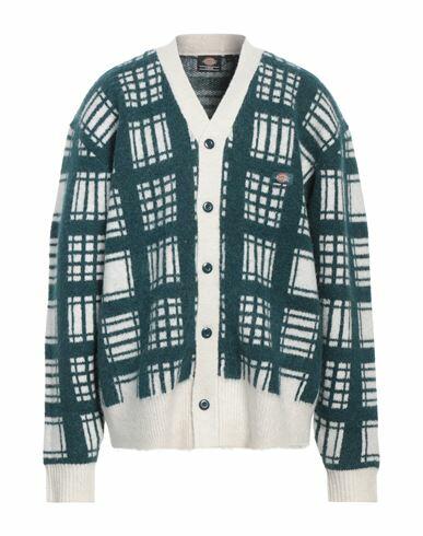 Dickies Man Cardigan Deep jade Polyester, Polyamide, Elastane Cover