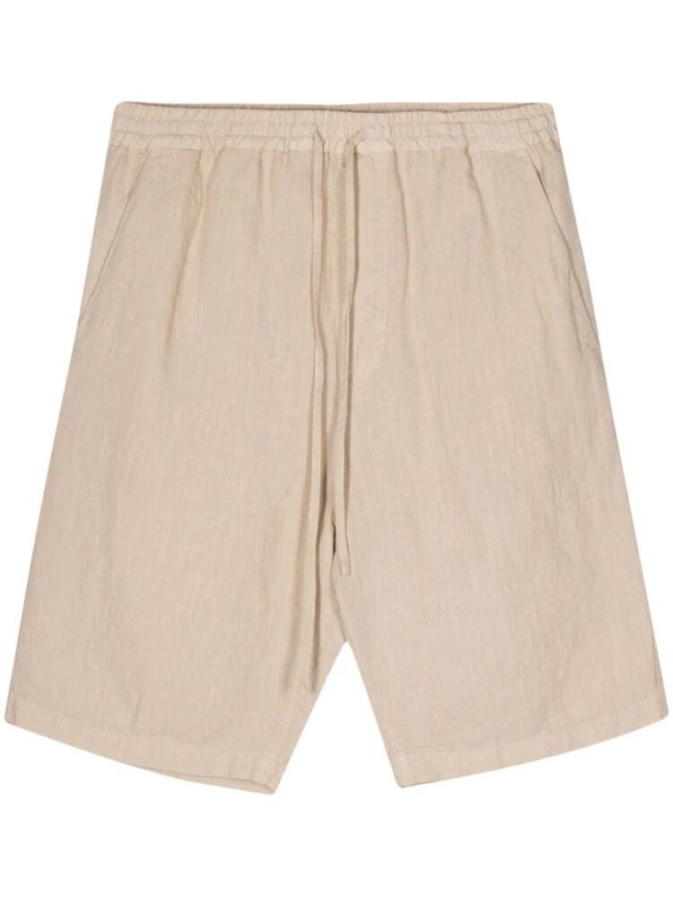 120% Lino linen bermuda shorts - Neutrals Cover