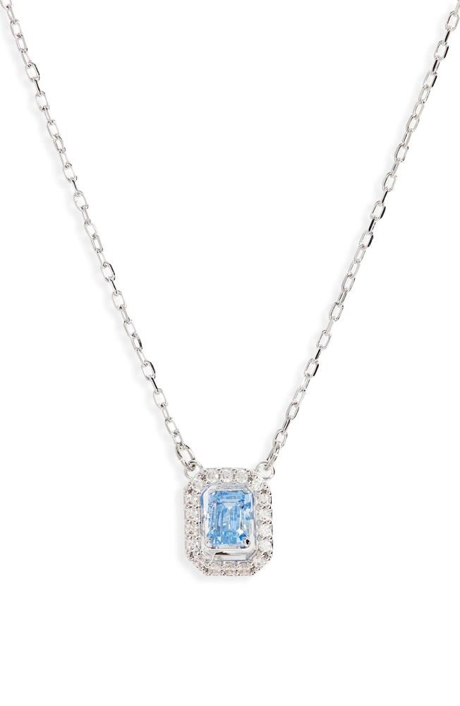 Swarovski Millenia Crystal Pendant Necklace in Blue Cover