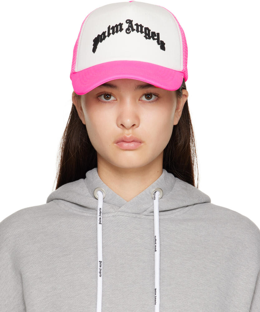 Palm Angels Pink Logo Cap Cover