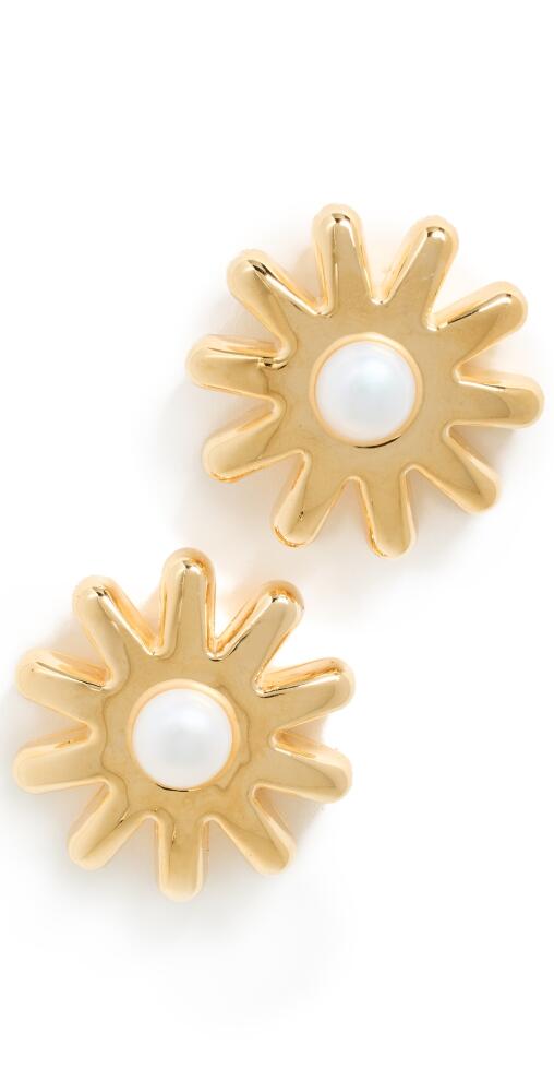 Brinker + Eliza Daisy Earrings Gold Cover