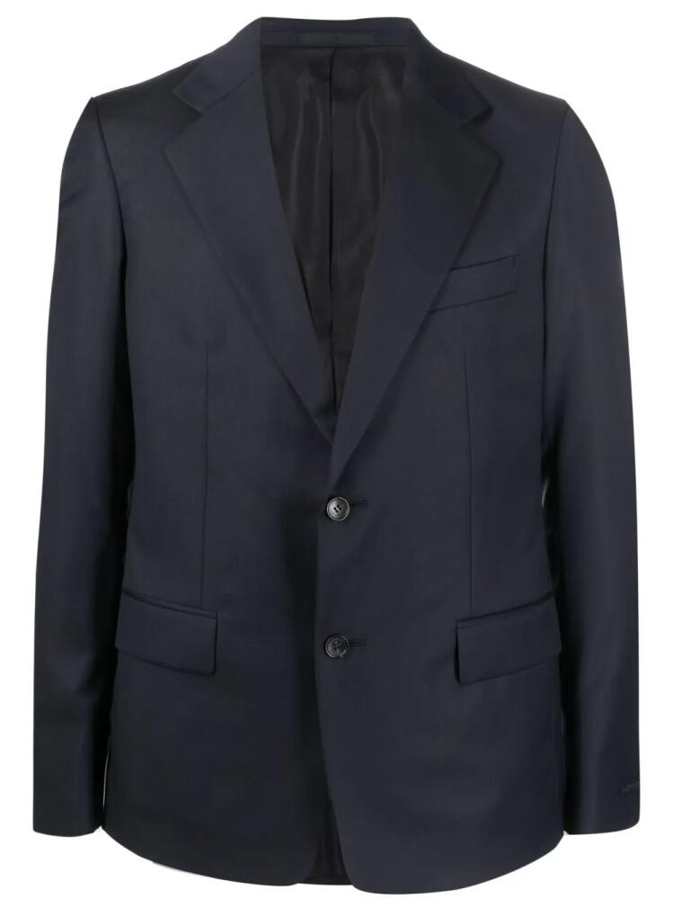 Lanvin notched-lapels single-breasted blazer - Blue Cover