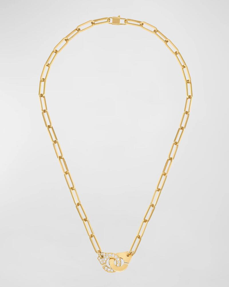 Menottes Dinh Van Necklace with Diamonds Cover