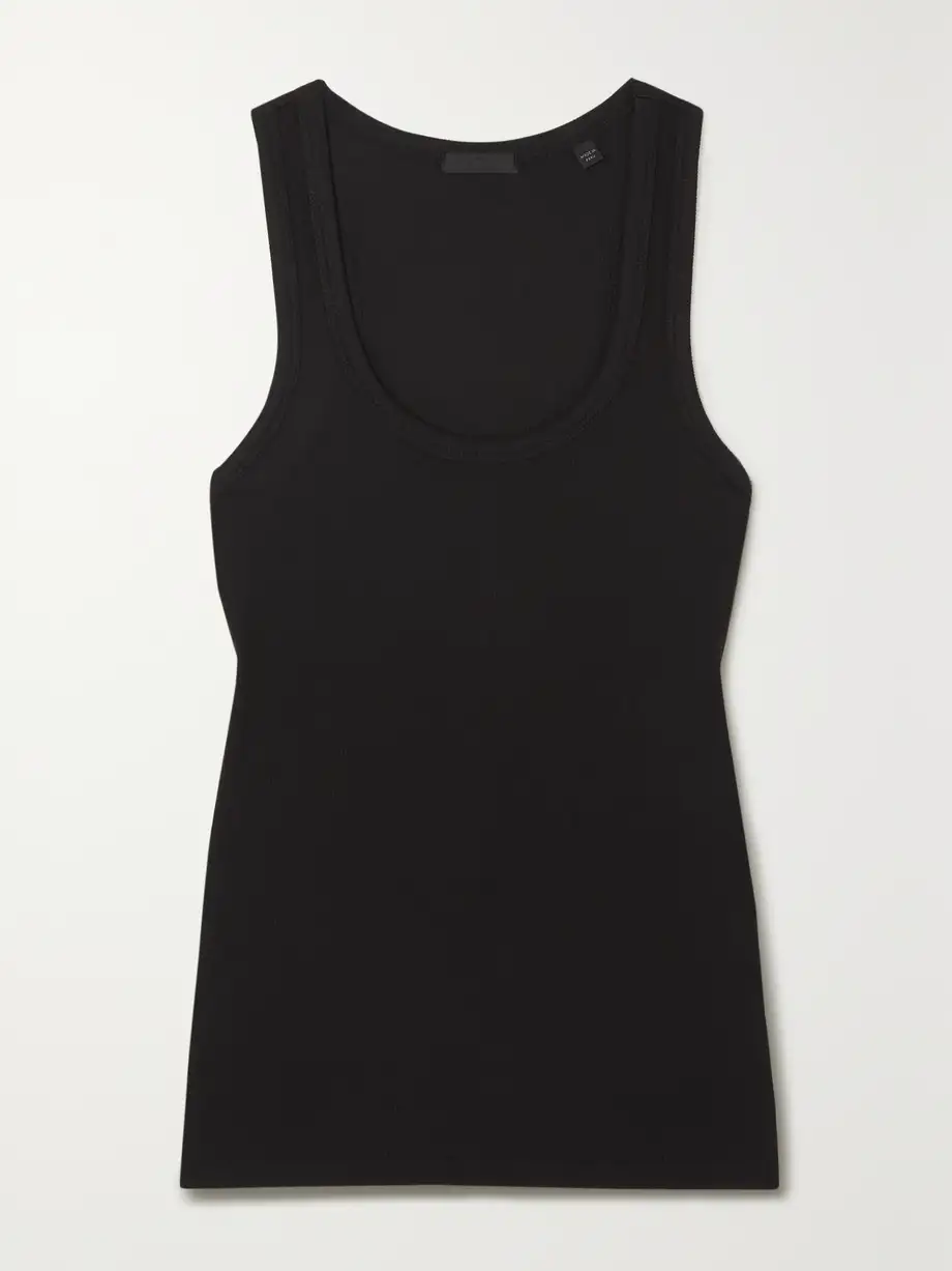 ATM ANTHONY THOMAS MELILLO - Boy Ribbed Stretch-modal Jersey Tank - Black Cover