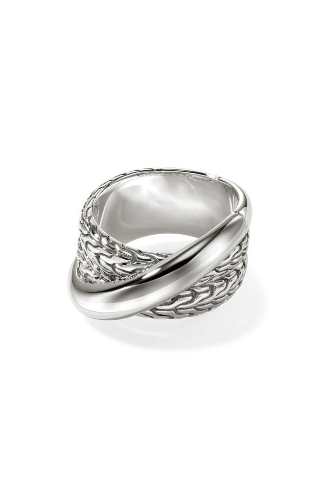 John Hardy JH Essential Crossover Ring, Sterling Silver Cover