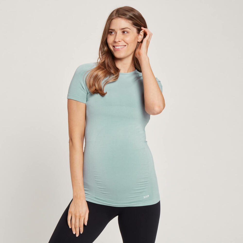 MP Women's Maternity Seamless Short Sleeve T-Shirt - Ice Blue Cover