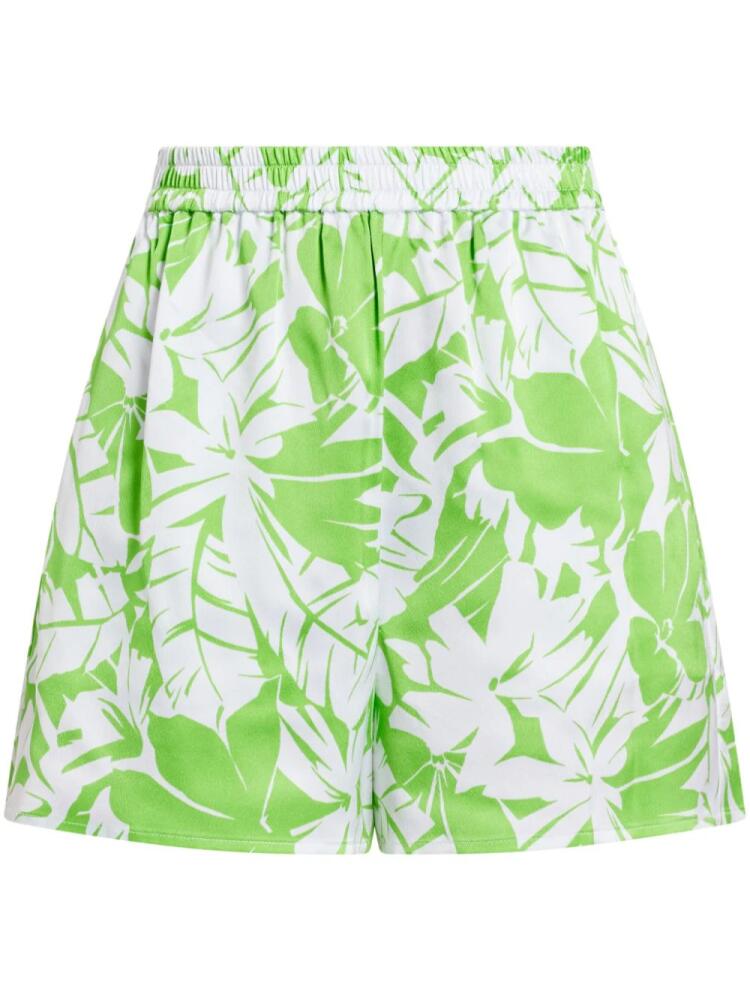 Michael Kors Palm elasticated-waist shorts - Green Cover