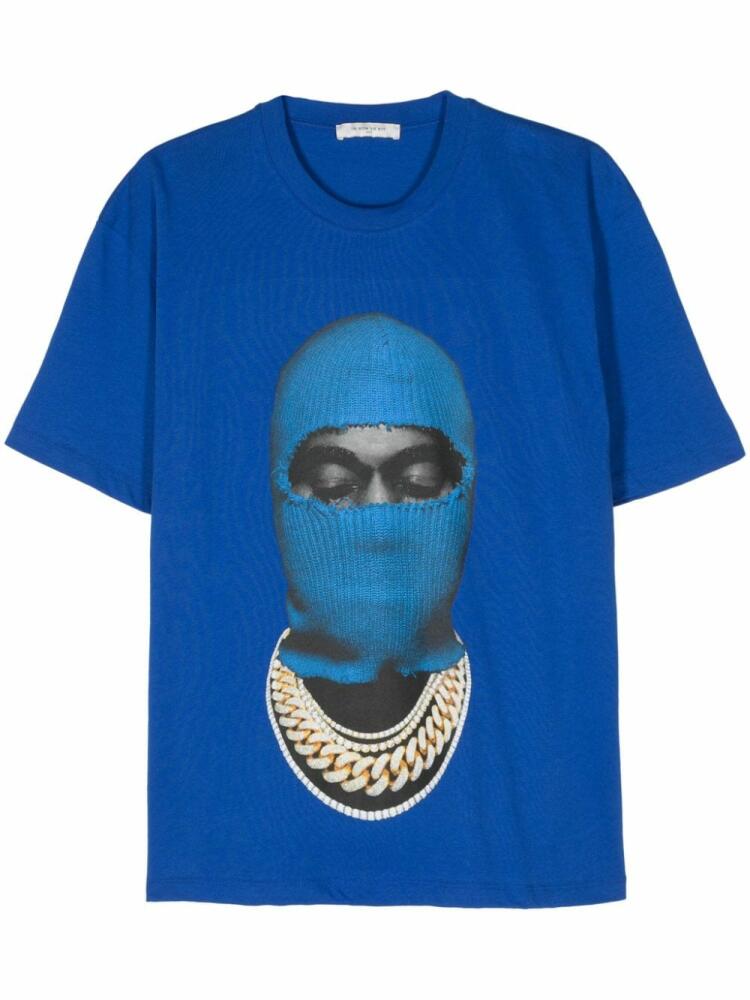 Ih Nom Uh Nit face-print T-shirt - Blue Cover