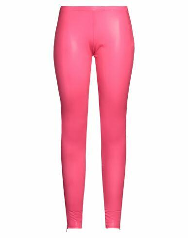 Dsquared2 Woman Leggings Fuchsia Polyester, Elastane Cover