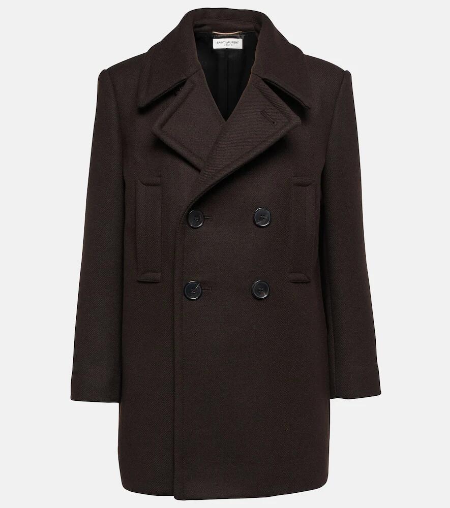 Saint Laurent Wool gabardine peacoat Cover