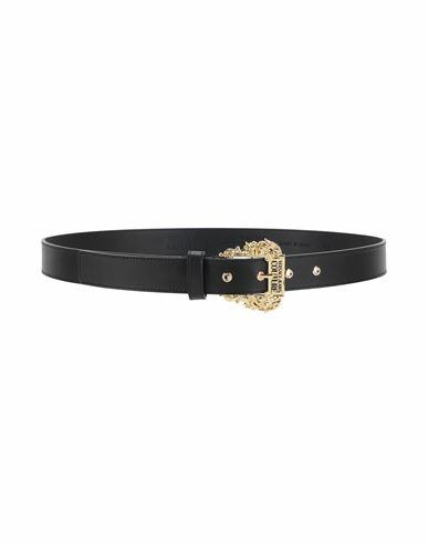 Versace Jeans Couture Woman Belt Black Leather Cover