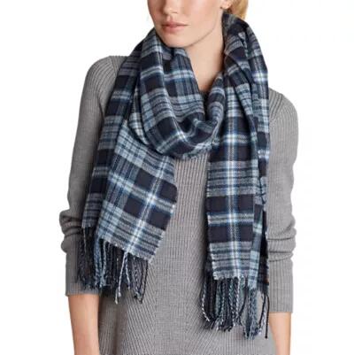 Eddie Bauer Women's Stine's Favorite Flannel Woven Scarf Cover