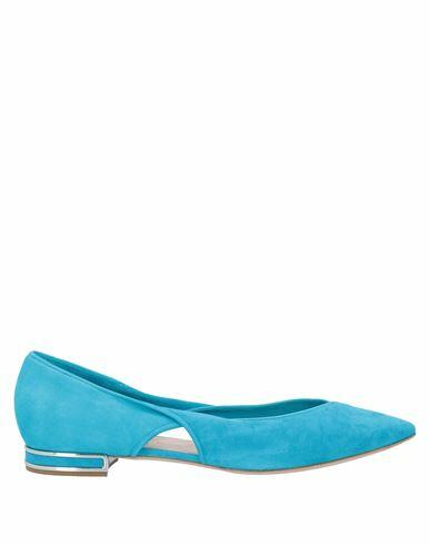 Casadei Woman Ballet flats Turquoise Soft Leather Cover