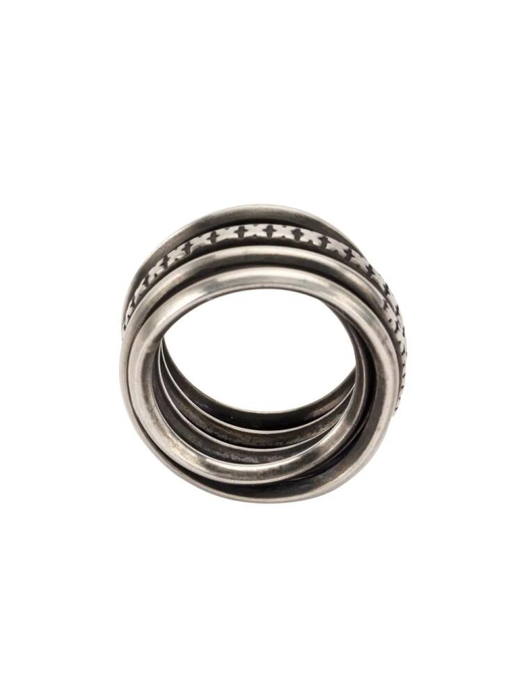 WERKSTATT:MÜNCHEN wound marks ring - Silver Cover