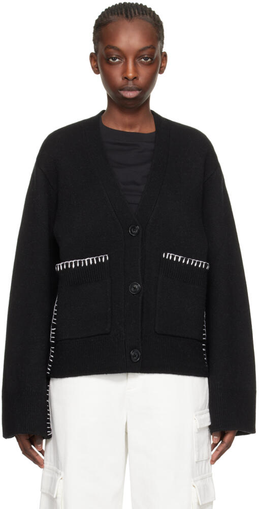 Axel Arigato Black Memory Stitch Cardigan Cover