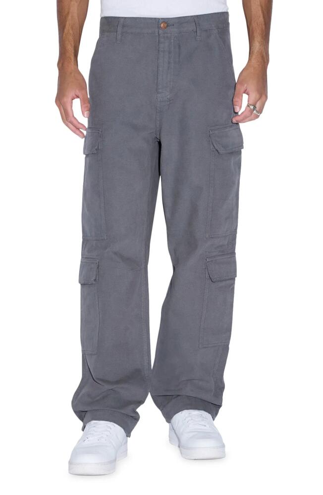 Ksubi All Hands Cotton Cargo Pants in Washed Black Cover