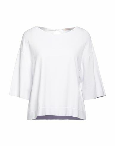 Liviana Conti Woman Sweater White Viscose, Polyamide Cover