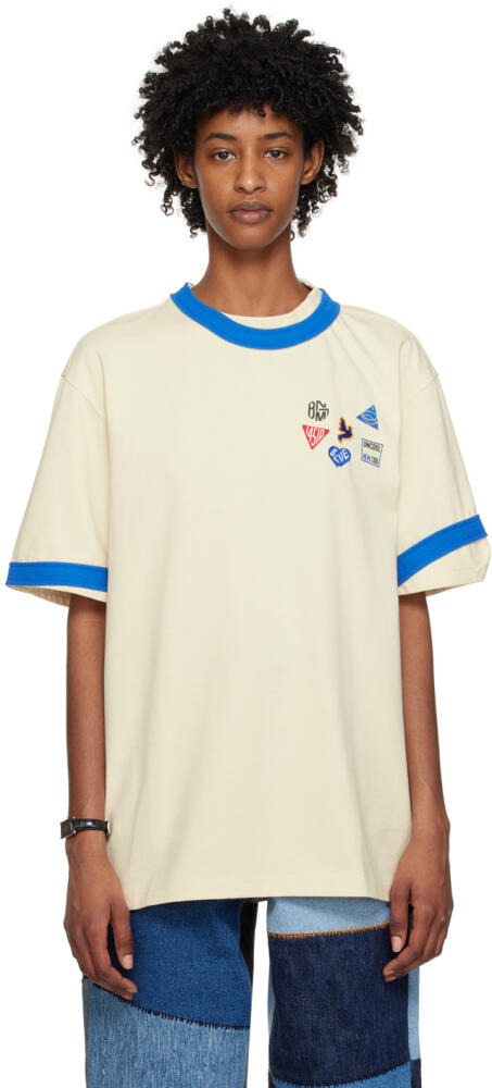 ADER error Beige Patch T-Shirt Cover