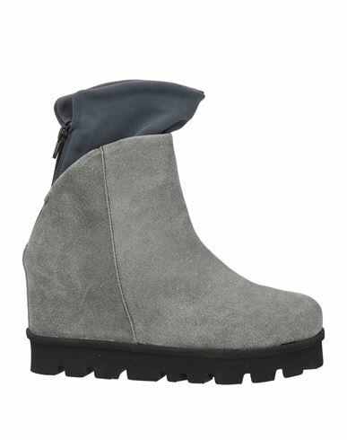 Patrizia Bonfanti Woman Ankle boots Grey Soft Leather Cover