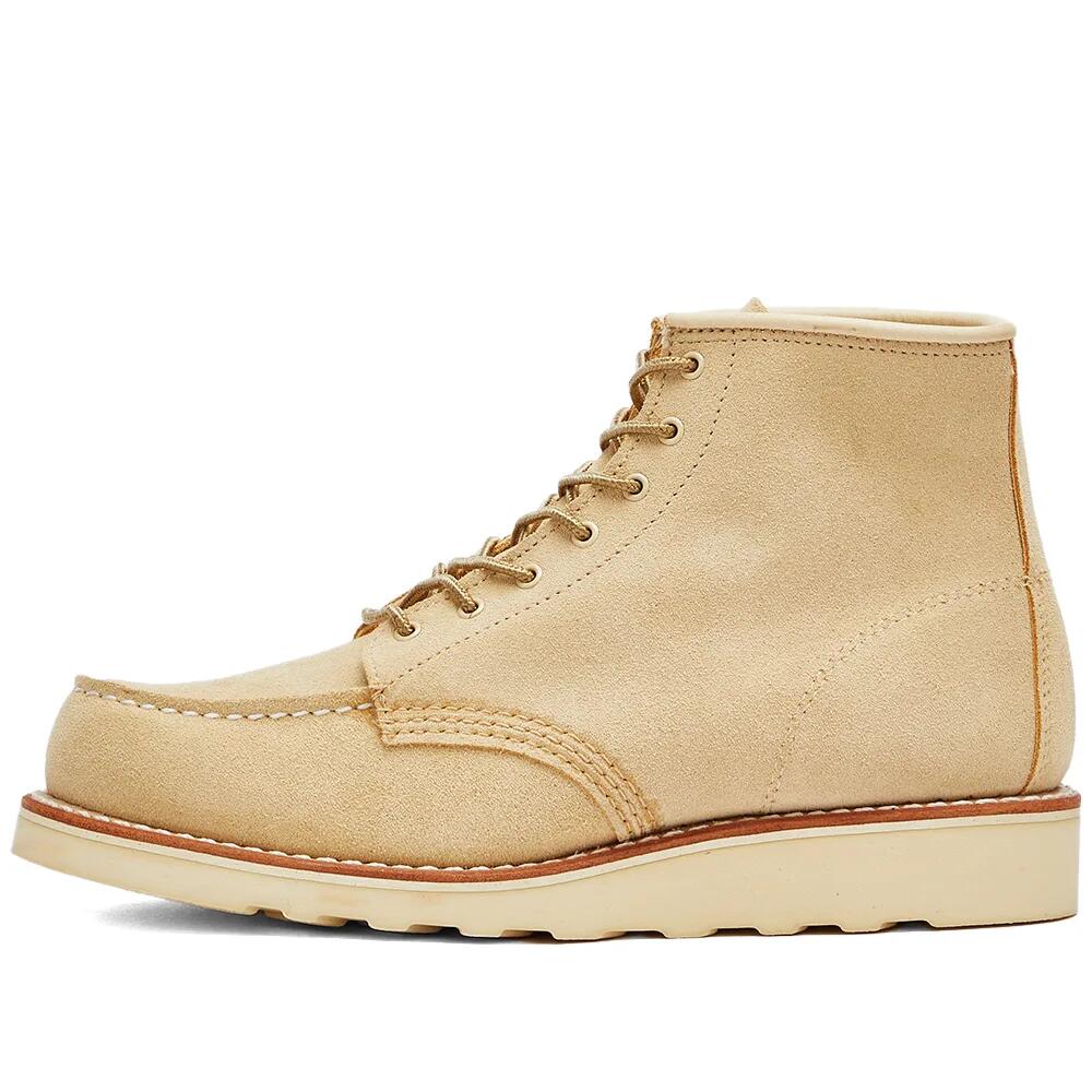 Red Wing Women's 6" Classic Moc Boot in Cream Abiline Cover