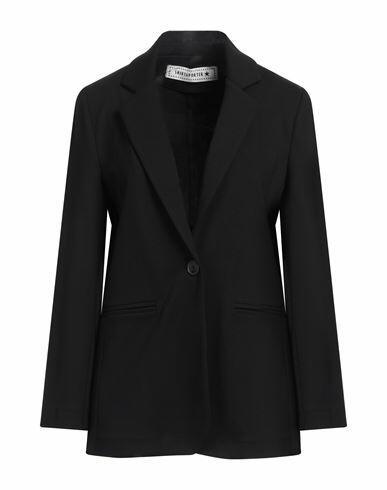 Shirtaporter Woman Blazer Black Viscose, Nylon, Elastane Cover