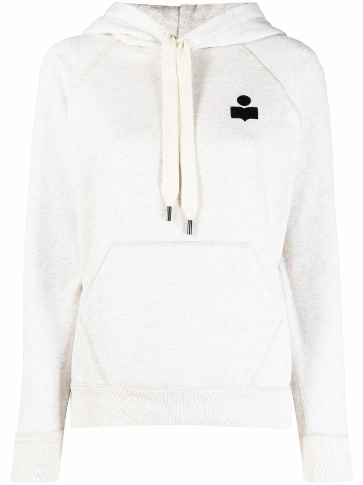 MARANT ÉTOILE logo print hoodie - Neutrals Cover