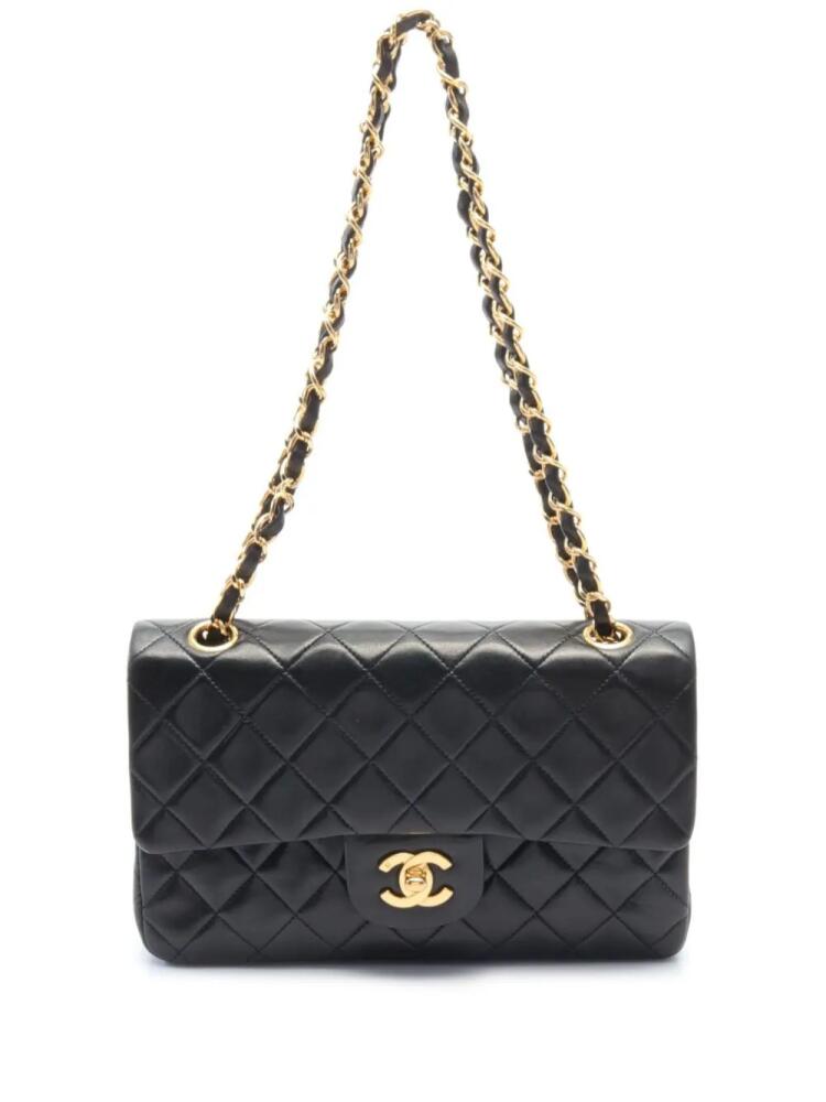 CHANEL Pre-Owned 1986-1988 matelasse flap chain shoulder bag - Black Cover