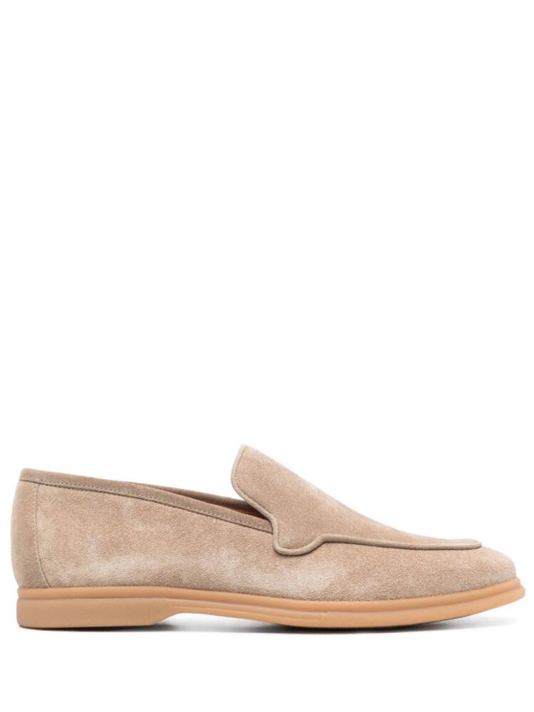 Eleventy slip-on suede loafers - Neutrals Cover