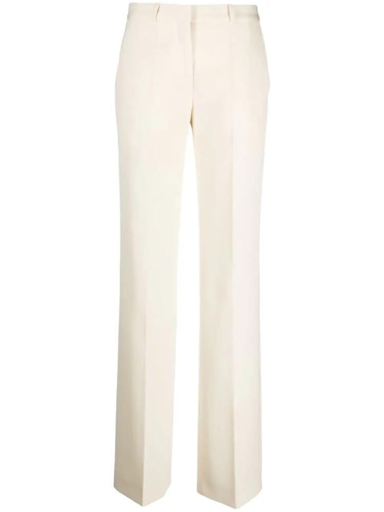 Del Core tailored straight-leg wool trousers - White Cover