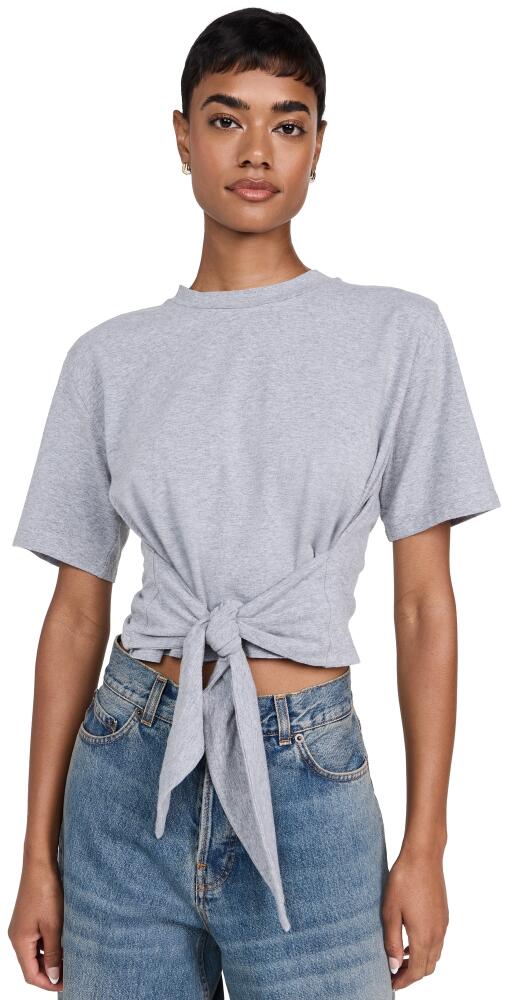 Le Superbe Tied Up Tee Heather Grey Cover